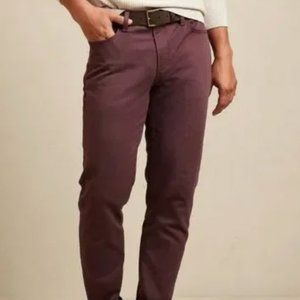 Banana Republic Burgundy Travel Jean
